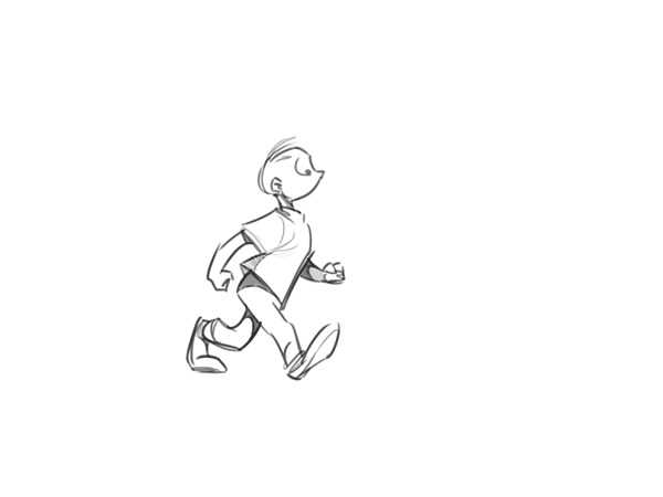 Как нарисовать анимацию ходьбы