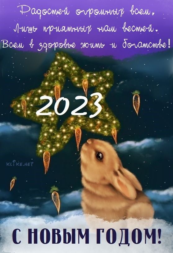 Красивые картинки поздравления на Новый год 2023 (19)
