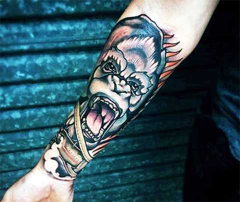 Мужские татуировки на руке 04