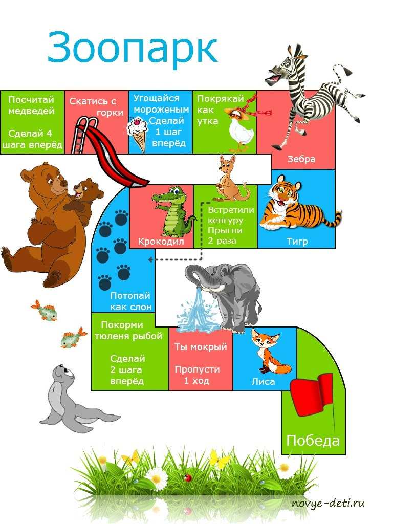 Картинки для детей с животными в зоопарке 009