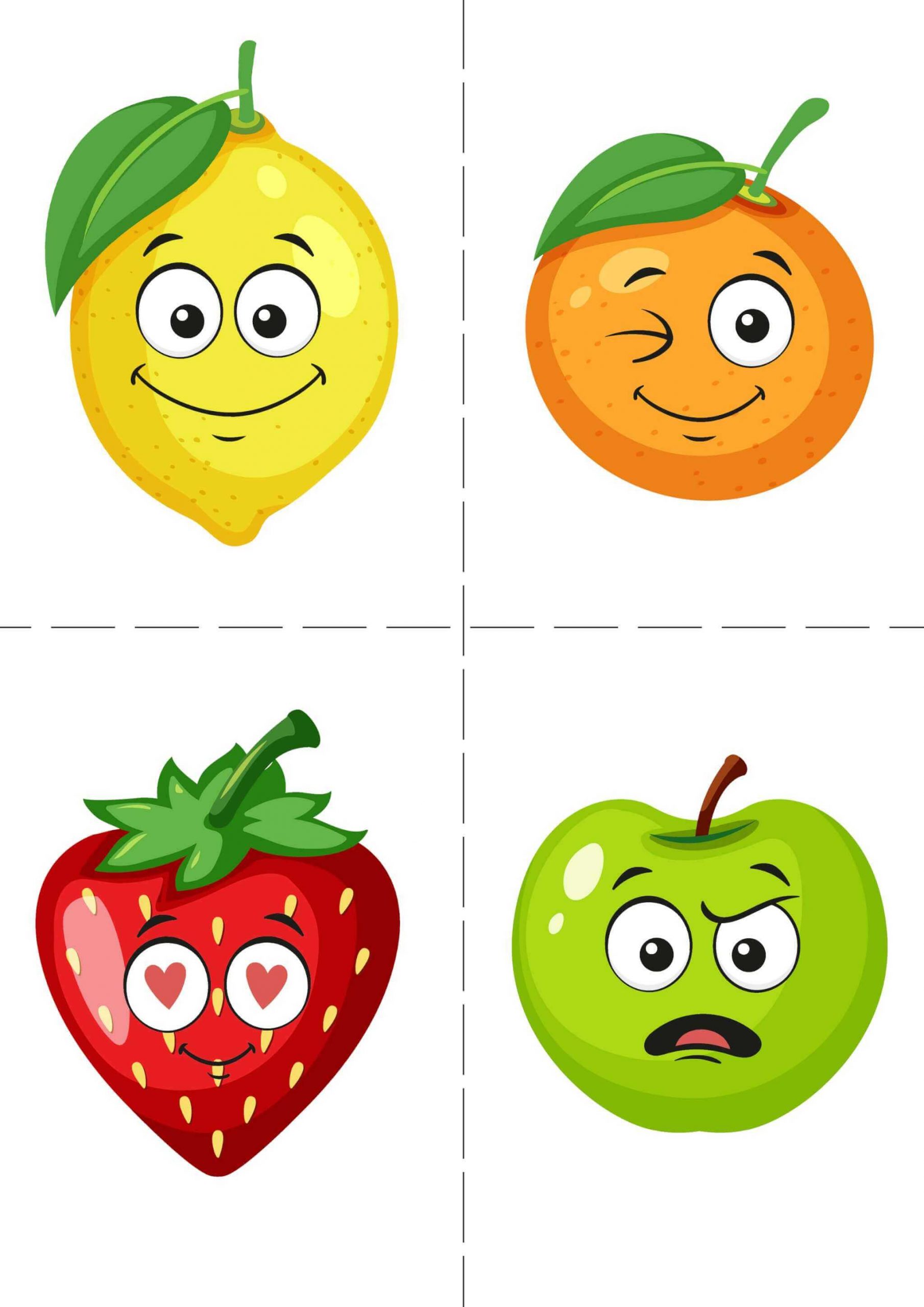 Картинки для детей с фруктами и овощами 016