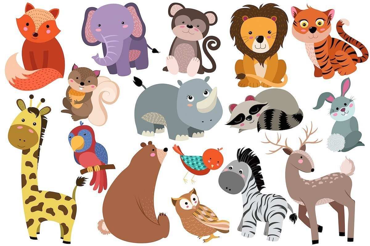 Картинки для детей с экзотическими животными 010