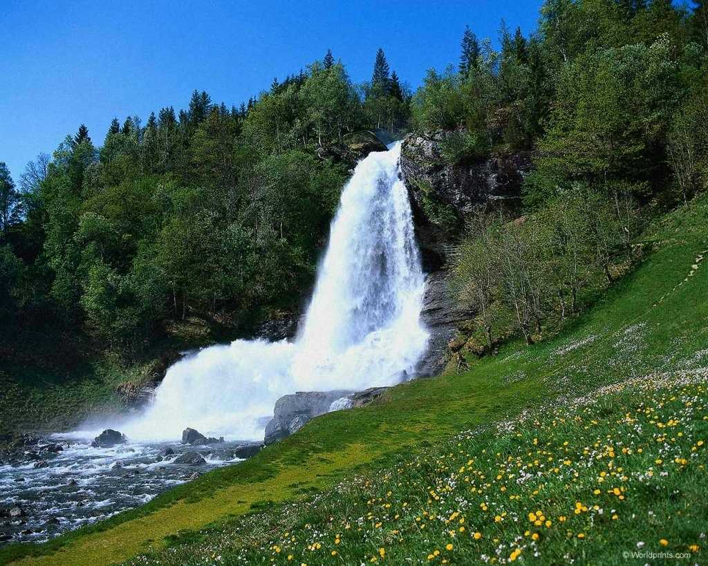 Красивые фото весенней природы с водопадами 016