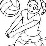 Легкие рисунки волейбола для срисовки 07
