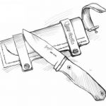 Легкие рисунки ножиков для срисовки (19 фото)