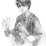 Прикольные рисунки Гарри Поттера для срисовки (14 фото)