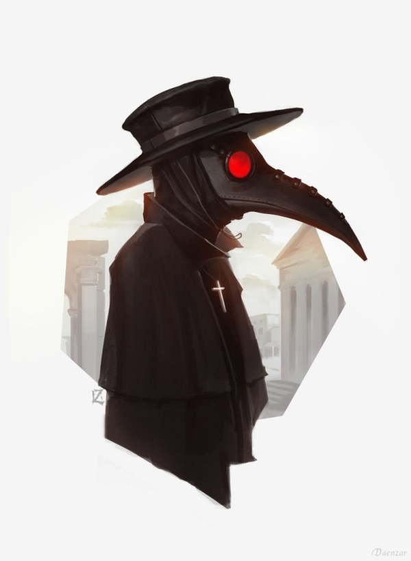 Аватарка Чумного доктора для любителей ужасов 016