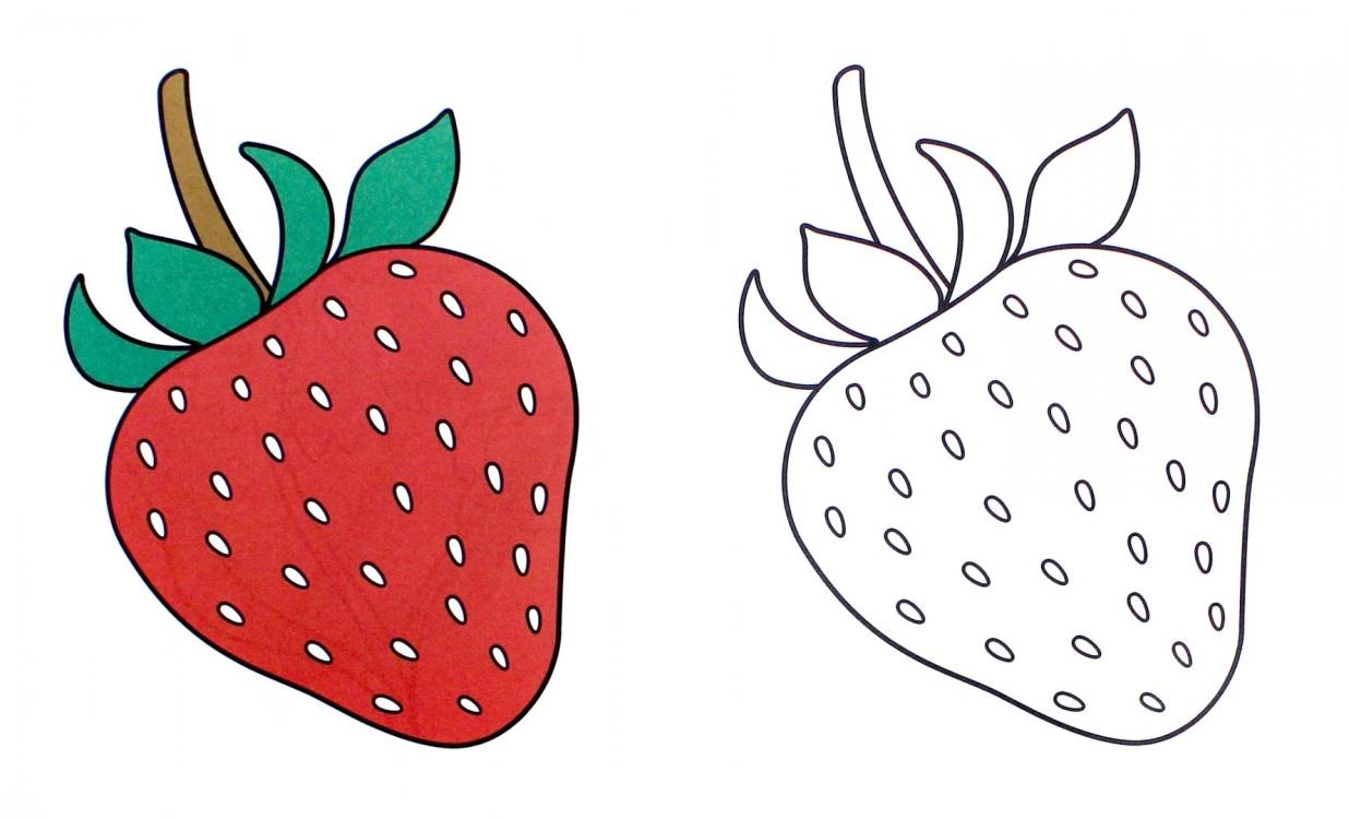 Как нарисовать рисунки ягод для срисовки 006