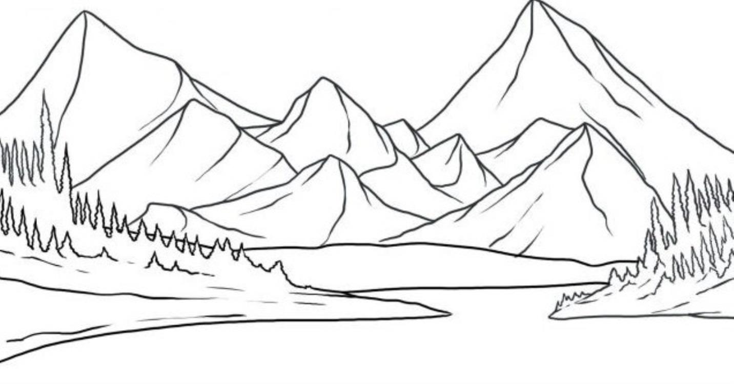 Картинки для срисовки рисунки Эвереста 012