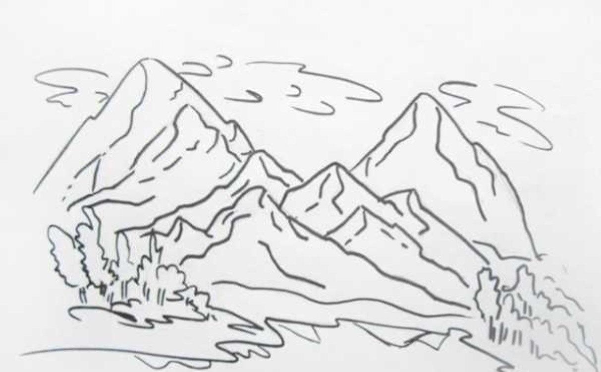 Картинки для срисовки рисунки Эвереста 022