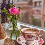 Кофе и цветы утром весны (4)