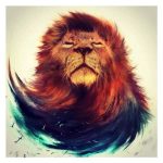 Мощная аватарка льва 020