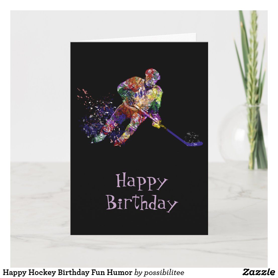 Красивая открытка хоккеисту с днем рождения (2)