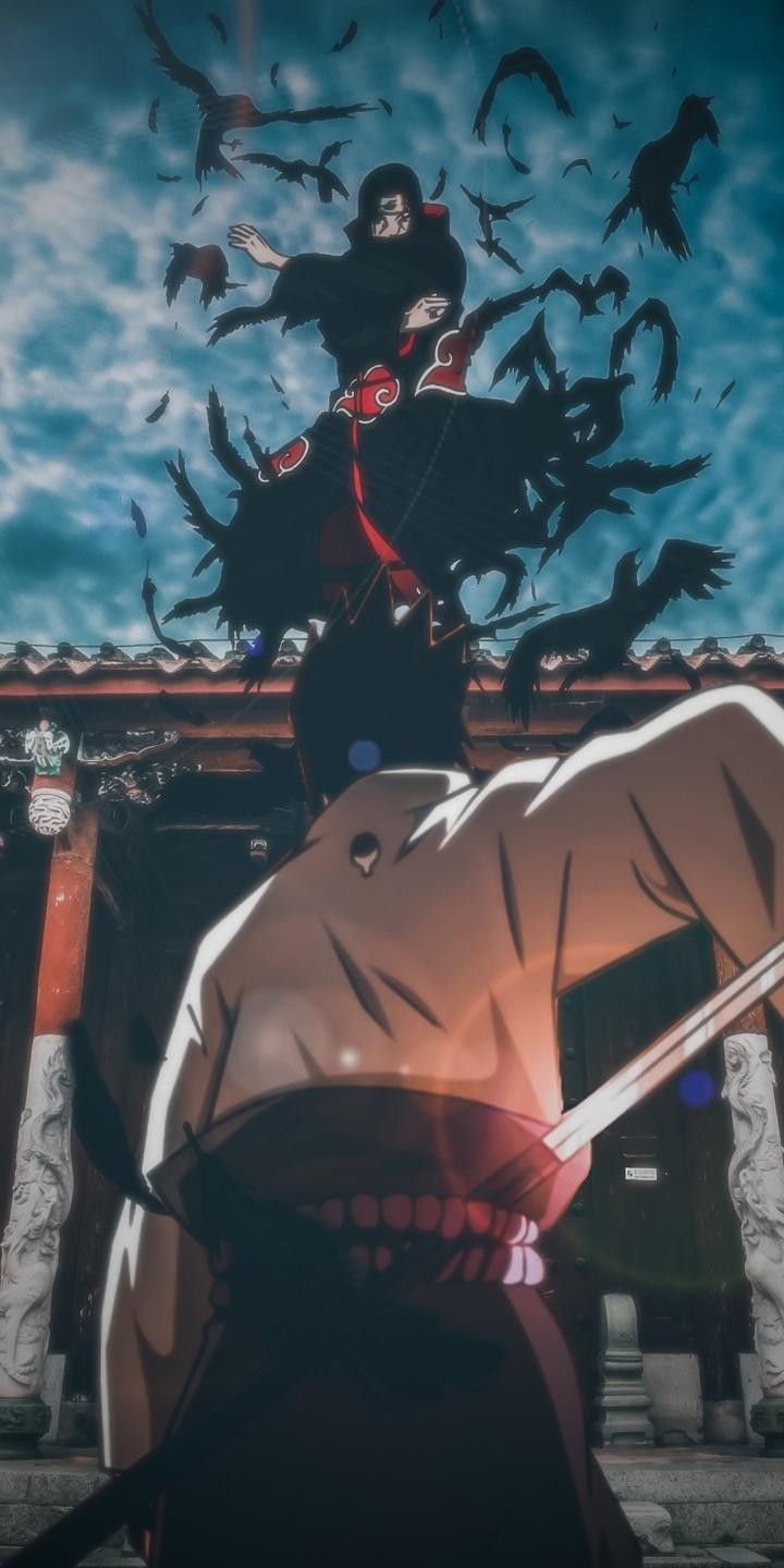 Саске и Итачи в сериале Наруто обои и арт картинки (2)