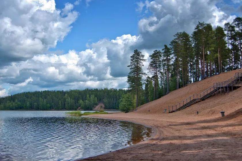 Большое Симагинское озеро Ленинградская область