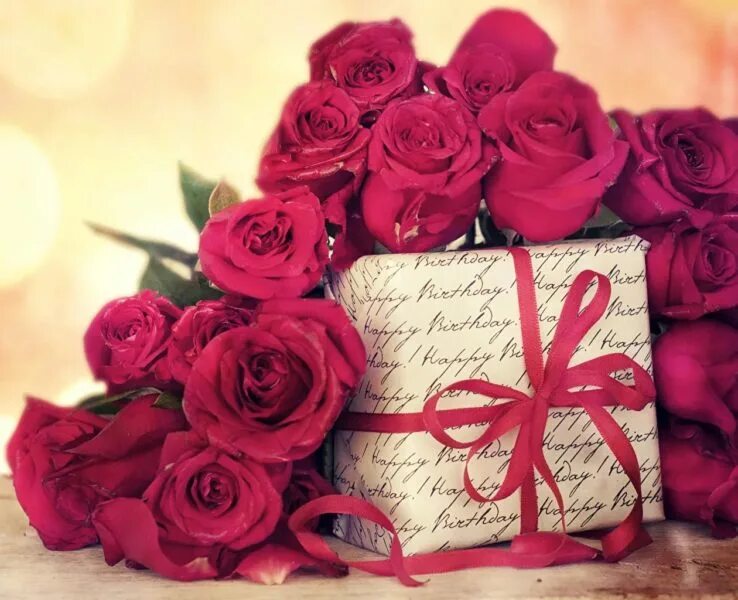Открытки с днем рождения женщине букет роз 21