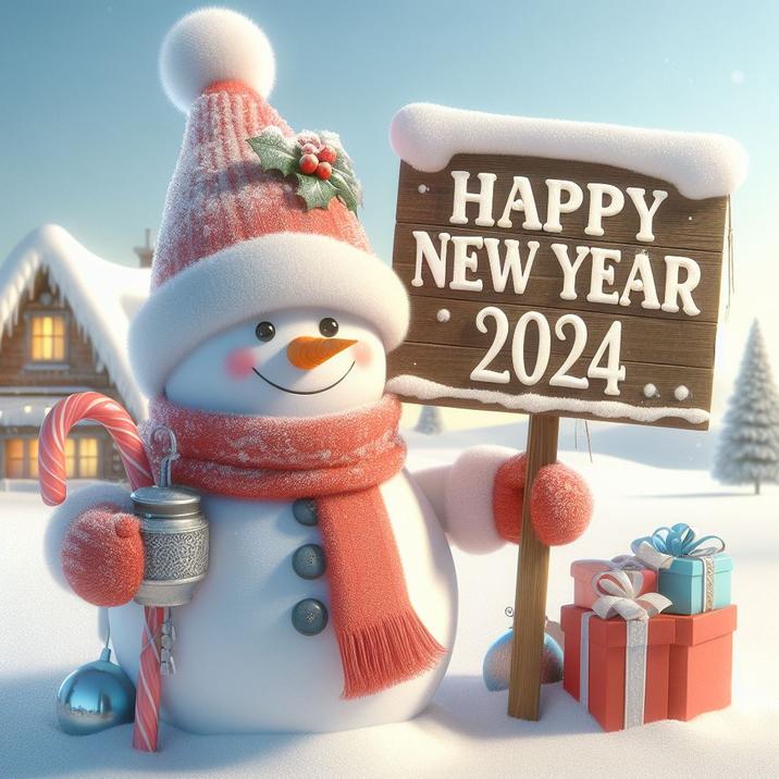 Пожелания счастья и здоровья на Новый год 2024 08