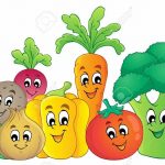 Группа овощей с лицами и глазами 9