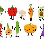 Персонажи фруктов и овощей 9