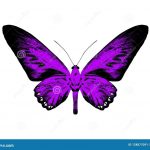 Фиолетовая бабочка, на которой написано слово «рак» 9